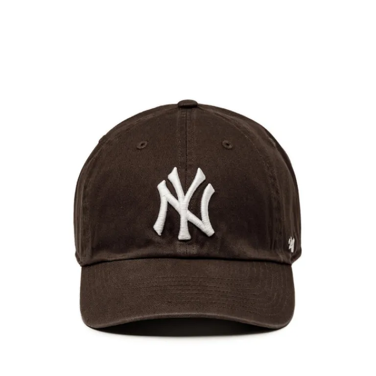 47 Alle Anzeigen|Caps & Bucket Hats*MLB New York Yankees *Clean Up* Cap w/ No Loop Label Brown