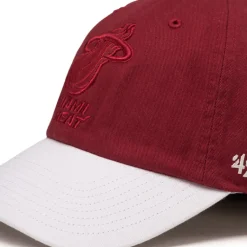 47 Alle Anzeigen|Caps & Bucket Hats*x Tommy Hilfiger *Miami Heat* Courtside Clean Up Cap Red