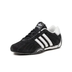 Adidas Sneakers En Cuir|Baskets Décontractées Terrace*Adi Racer Lo Core Black / Cloud White / Silver Metallic