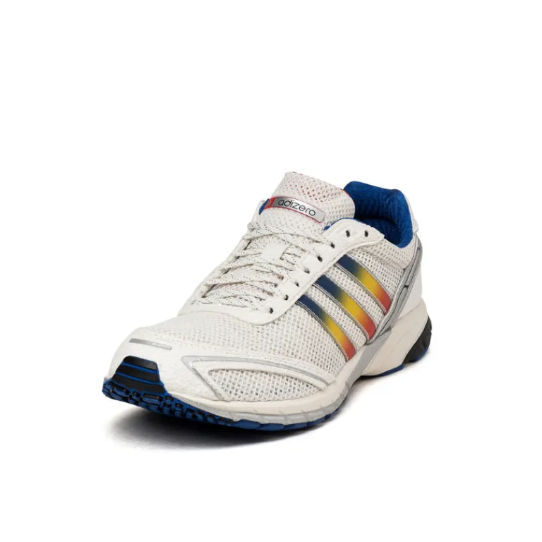Adidas Sneakers Végétaliens|Sneakers Blancs*Adizero Adios OG W Crystal White / Royal Blue / Yellow