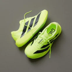 Adidas Sneakers Végétaliens|Chaussures De Running*adizero Evo SL M Lucid Lemon / Core Black / Metallic Silver