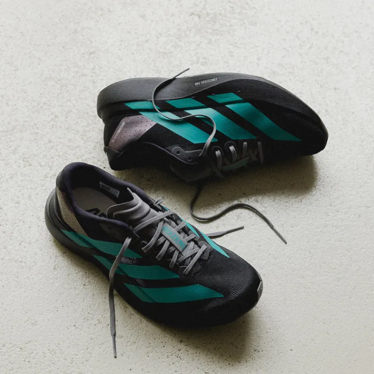 Adidas Sneakers Végétaliens|Chaussures De Running*adizero Evo SL M Core Black / Pure Teal / Grey Four