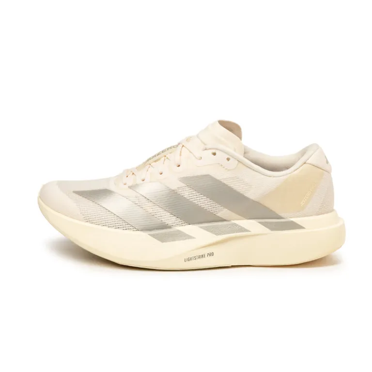 Adidas Sneakers Végétaliens|Chaussures De Running*adizero Evo SL W Wonder White / Cyber Metallic / Warm Vanilla