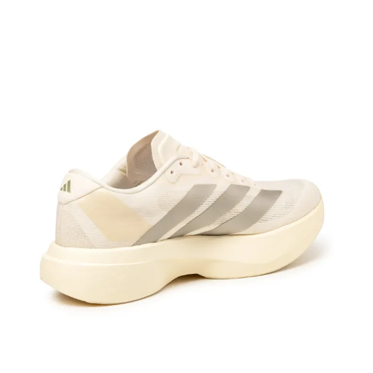 Adidas Sneakers Végétaliens|Chaussures De Running*adizero Evo SL W Wonder White / Cyber Metallic / Warm Vanilla
