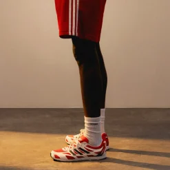 Adidas Sneakers Végétaliens|Chaussures De Running*Adizero PR Footwear White / Pure Ruby / Core Black