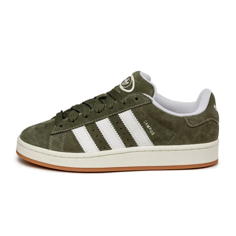 Adidas Sneakers En Cuir|Chunky Sneakers*Campus 00s Olive Strata / Cloud White / Off White