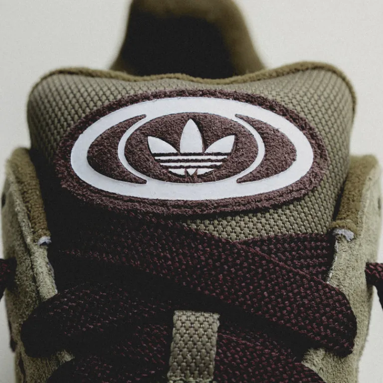 Adidas Sneakers En Cuir|Chunky Sneakers*Campus 00s Olive Strata / Dark Brown / Cloud White
