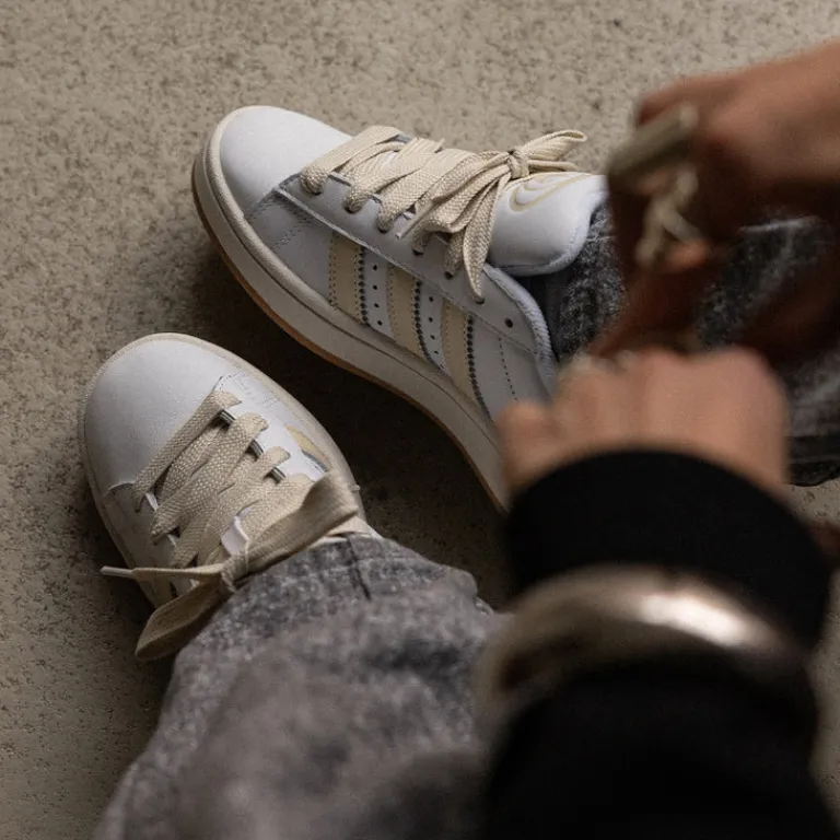 Adidas Sneakers En Cuir|Chunky Sneakers*Campus 00s W Footwear White / Cream White / Chalk White