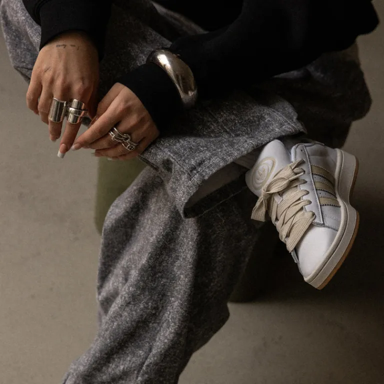 Adidas Sneakers En Cuir|Chunky Sneakers*Campus 00s W Footwear White / Cream White / Chalk White