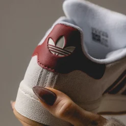 Adidas Sneakers En Cuir|Chunky Sneakers*Campus 00s W Crystal White / Chalk White / Preloved Ruby