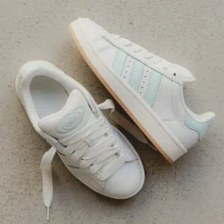 Adidas Sneakers En Cuir|Chunky Sneakers*Campus 00s W Crystal White / Cloud White / Half Mint