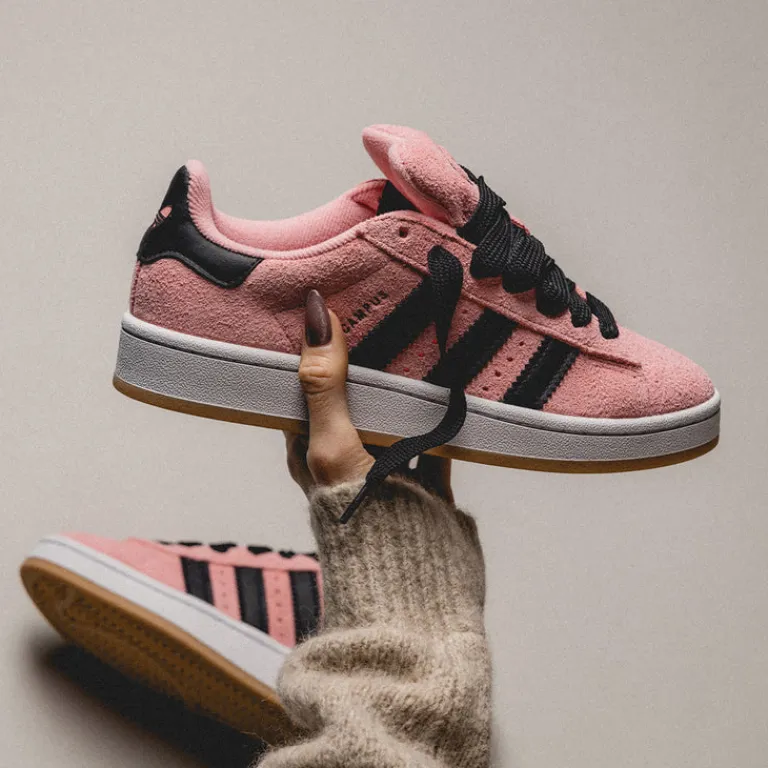 Adidas Sneakers En Cuir|Chunky Sneakers*Campus 00s W Semi Pink Spark / Core Black / Cloud White