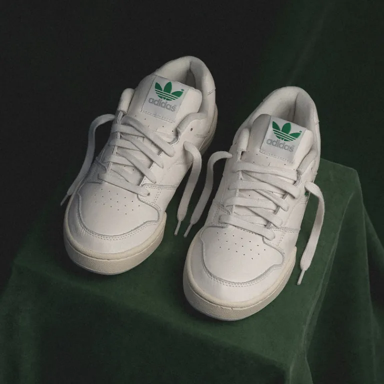 Adidas Sneakers En Cuir|Sneakers Blancs*Continental 87 Core White / Court Green / Cream White