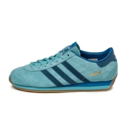 Adidas Sneakers En Cuir|Baskets Décontractées Terrace*Country Japan Preloved Blue / Royal Blue / Blue