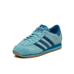 Adidas Sneakers En Cuir|Baskets Décontractées Terrace*Country Japan Preloved Blue / Royal Blue / Blue