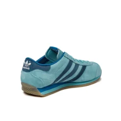 Adidas Sneakers En Cuir|Baskets Décontractées Terrace*Country Japan Preloved Blue / Royal Blue / Blue