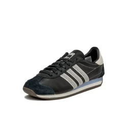 Adidas Sneakers En Cuir|Baskets Décontractées Terrace*Country OG W Core Black / Off White / Wonder Blue