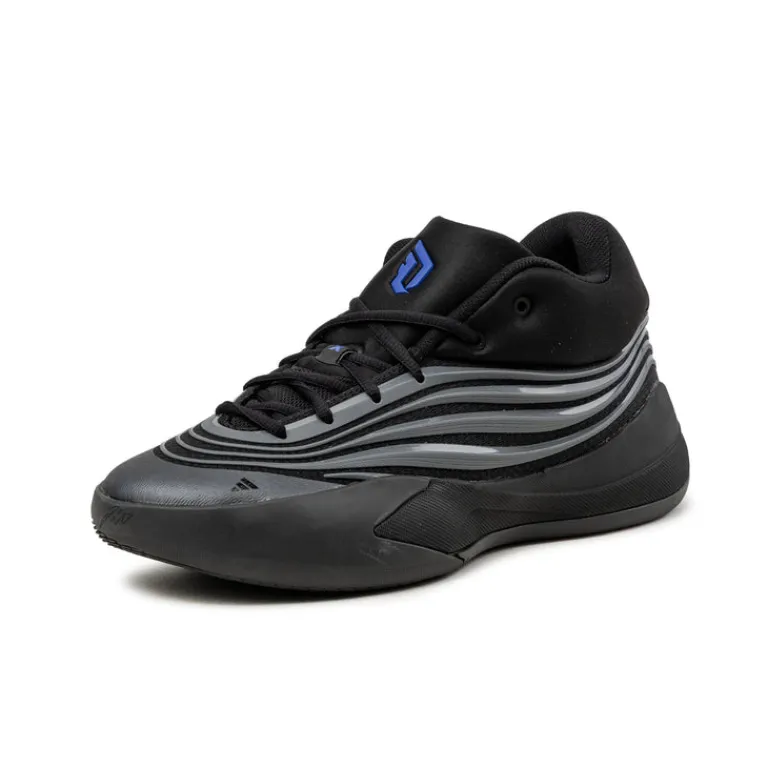 Adidas Sneakers Montantes|Sneakers En Cuir*Dame X Core Black / Iron Metallic / Lucid Blue