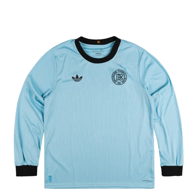 Adidas T-Shirts*DFB Germany 125th Anniversary Long Sleeve Jersey Clear Blue / Black