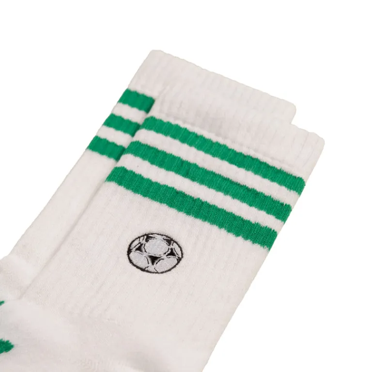 Adidas Chaussettes*Embroidered Football Crew Socks 2 Pairs White / Team Royal Blue / Semi Court Green