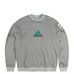 Adidas Pullover*EQT Reflective Crewneck Sweatshirt Medium Grey Heather