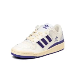 Adidas Sneakers En Cuir|Sneakers Blancs*Forum Low CL Cream White / Collegiate Purple / Warm Vanilla