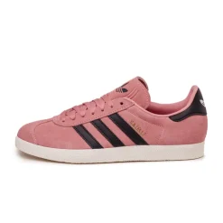 Adidas Sneakers En Cuir|Baskets Décontractées Terrace*Gazelle Glow Pink / Aurora Black / Core White