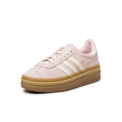 Adidas Sneakers À Plateforme|Sneakers En Cuir*Gazelle Bold W Clear Pink / Cream White / Gold Metallic