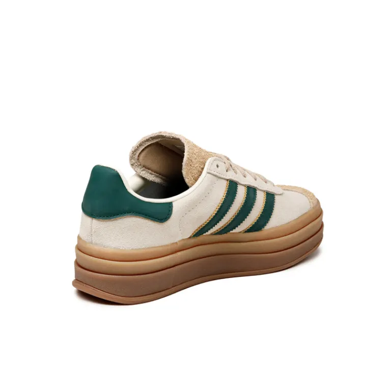 Adidas Sneakers À Plateforme|Sneakers En Cuir*Gazelle Bold W Cream White / Collegiate Green / Magic Beige