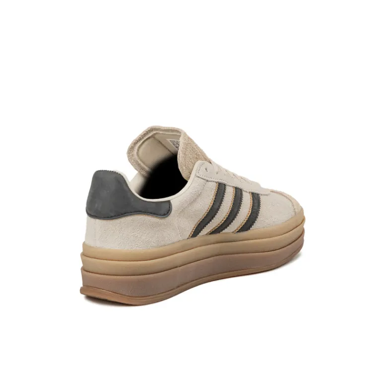 Adidas Sneakers À Plateforme|Sneakers En Cuir*Gazelle Bold W Cream White / Core Black / Sand Strata