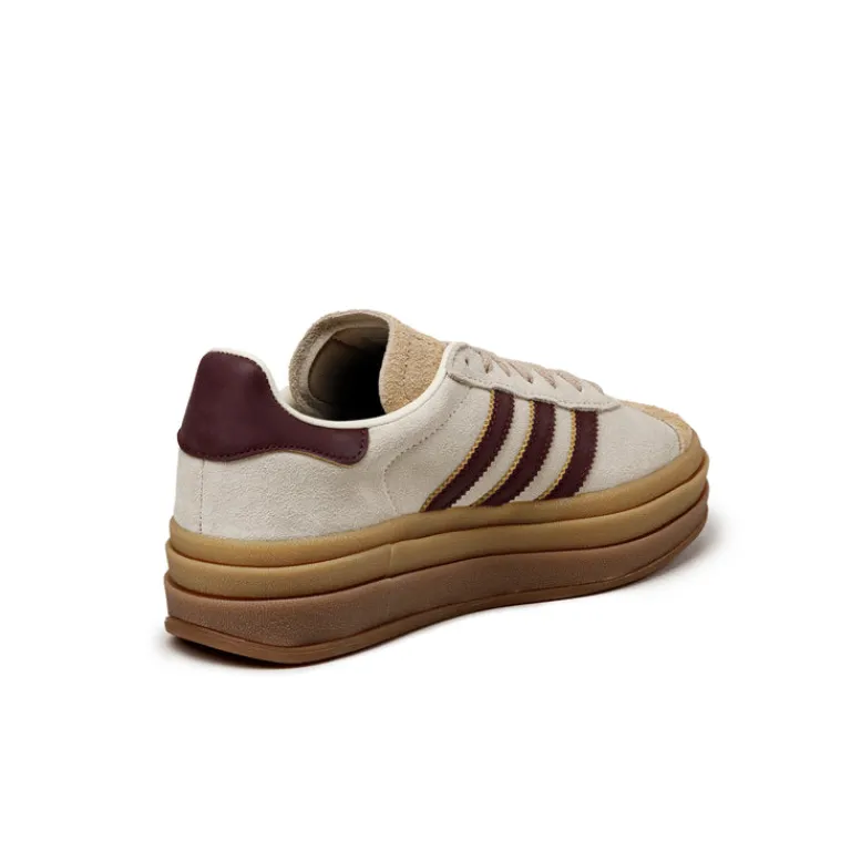 Adidas Sneakers À Plateforme|Sneakers En Cuir*Gazelle Bold W Cream White / Maroon / Magic Beige