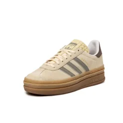 Adidas Sneakers À Plateforme|Sneakers En Cuir*Gazelle Bold W Warm Vanilla / Silver Pebble / Earth Strata