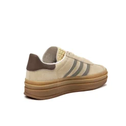 Adidas Sneakers À Plateforme|Sneakers En Cuir*Gazelle Bold W Warm Vanilla / Silver Pebble / Earth Strata