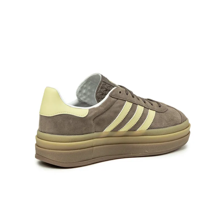 Adidas Sneakers À Plateforme|Sneakers En Cuir*Gazelle Bold W Earth Strata / Powder Yellow / Cloud White