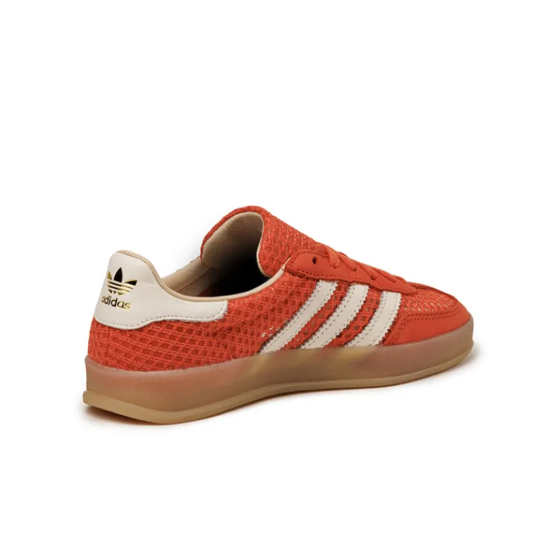 Adidas Sneakers En Cuir|Baskets Décontractées Terrace*Gazelle Indoor Glow Ambe / Off White / Magic Beige