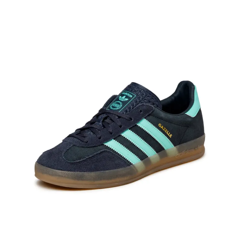 Adidas Sneakers En Cuir|Baskets Décontractées Terrace*Gazelle Indoor Shadow Navy / Footwear White / Legend Ink