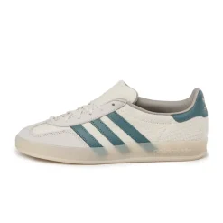 Adidas Sneakers En Cuir|Baskets Décontractées Terrace*Gazelle Indoor Cream White / Preloved Teal / Wonder White