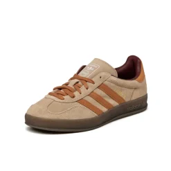 Adidas Sneakers En Cuir|Baskets Décontractées Terrace*Gazelle Indoor Warm Sandstone / Craft Ochre / Shadow Red