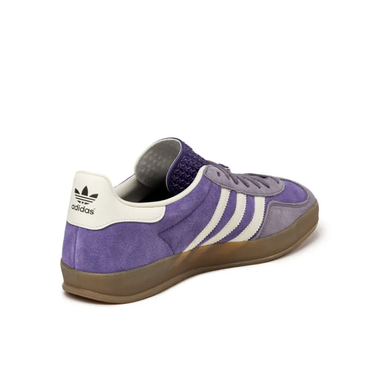 Adidas Sneakers En Cuir|Baskets Décontractées Terrace*Gazelle Indoor Collegiate Purple / Cloud White / Shadow Violet