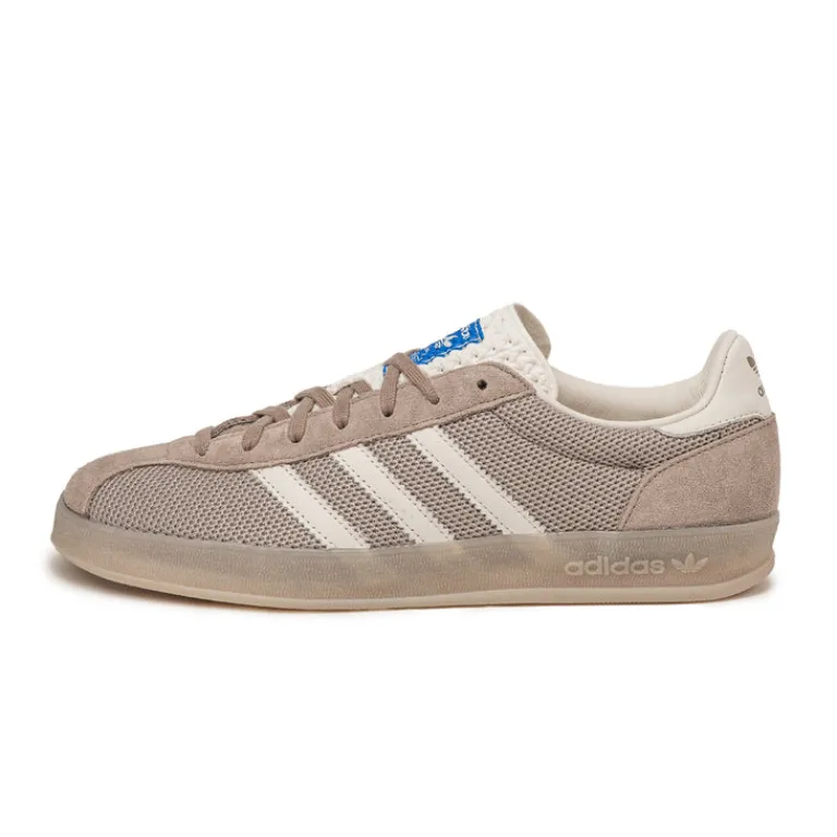 Adidas Sneakers En Cuir|Baskets Décontractées Terrace*Gazelle Indoor Pro Blue / Shock Yellow / Charcoal
