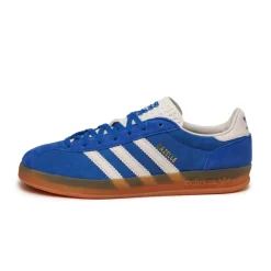 Adidas Sneakers En Cuir|Baskets Décontractées Terrace*Gazelle Indoor Pro Blue / Core White / Power Blue