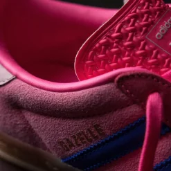 Adidas Sneakers En Cuir|Baskets Décontractées Terrace*Gazelle Indoor W Lucid Pink / Clear Pink / Gum 3