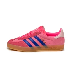 Adidas Sneakers En Cuir|Baskets Décontractées Terrace*Gazelle Indoor W Lucid Pink / Clear Pink / Gum 3