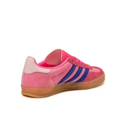 Adidas Sneakers En Cuir|Baskets Décontractées Terrace*Gazelle Indoor W Lucid Pink / Clear Pink / Gum 3