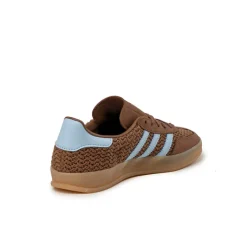 Adidas Sneakers En Cuir|Baskets Décontractées Terrace*Gazelle Indoor W Preloved Brown / Clear Sky / Gum 3