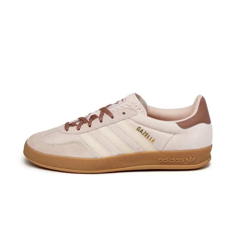 Adidas Sneakers En Cuir|Baskets Décontractées Terrace*Gazelle Indoor W Wonder Quartz / Warm Clay / Gum 3