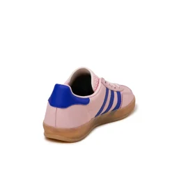 Adidas Sneakers En Cuir|Baskets Décontractées Terrace*Gazelle Indoor W Clear Pink / Lucid Blue / Gum