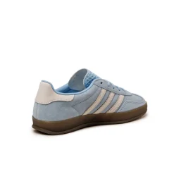Adidas Sneakers En Cuir|Baskets Décontractées Terrace*Gazelle Indoor W Clear Sky / Off White / Gum 5