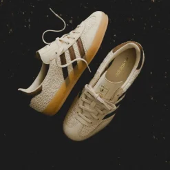 Adidas Sneakers En Cuir|Baskets Décontractées Terrace*Gazelle Indoor W Sand Strata / Preloved Brown / Gum