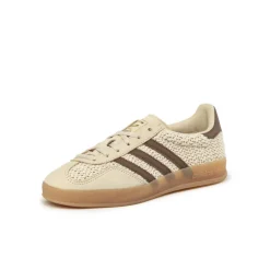 Adidas Sneakers En Cuir|Baskets Décontractées Terrace*Gazelle Indoor W Sand Strata / Preloved Brown / Gum